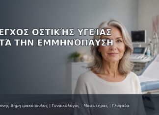 Έλεγχος Οστικής Υγείας μετά την Εμμηνόπαυση Έλεγχος Οστικής Υγείας μετά την Εμμηνόπαυση - Δρ. Ιωάννης Δημητρακόπουλος