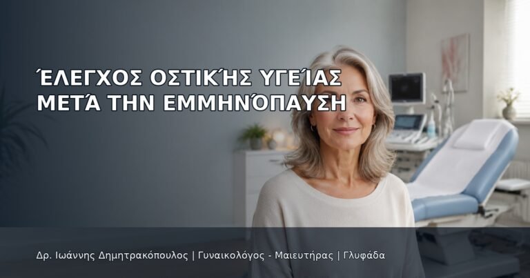 Έλεγχος Οστικής Υγείας μετά την Εμμηνόπαυση - Δρ. Ιωάννης Δημητρακόπουλος