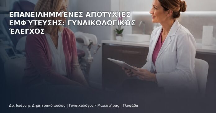 Επανειλημμένες Αποτυχίες Εμφύτευσης: Γυναικολογικός Έλεγχος - Δρ. Ιωάννης Δημητρακόπουλος