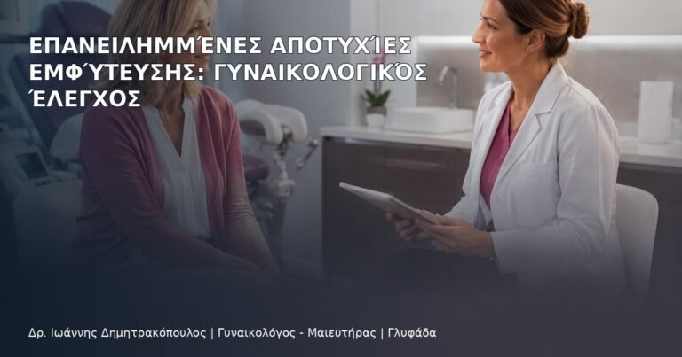 Επανειλημμένες Αποτυχίες Εμφύτευσης: Γυναικολογικός Έλεγχος - Δρ. Ιωάννης Δημητρακόπουλος