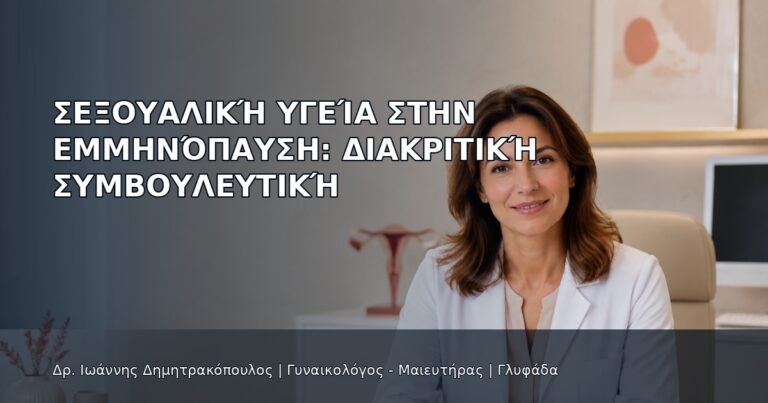Σεξουαλική Υγεία στην Εμμηνόπαυση: Διακριτική Συμβουλευτική - Δρ. Ιωάννης Δημητρακόπουλος