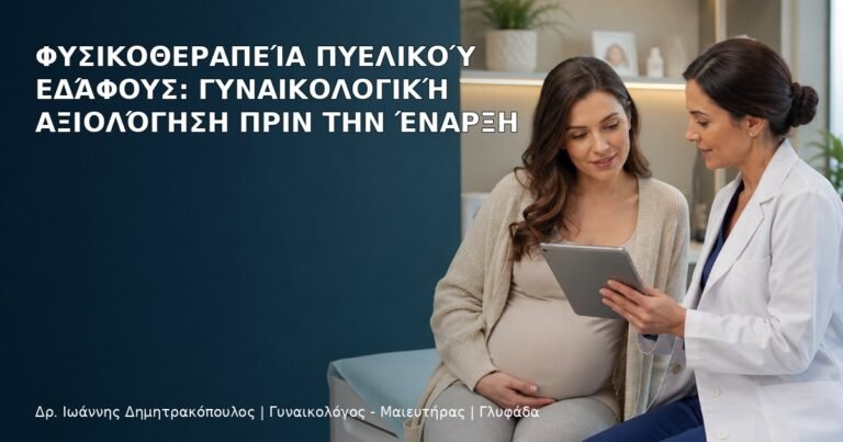 Φυσικοθεραπεία Πυελικού Εδάφους: Γυναικολογική Αξιολόγηση πριν την Έναρξη - Δρ. Ιωάννης Δημητρακόπουλος