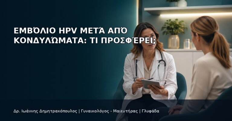 Εμβόλιο HPV μετά από Κονδυλώματα: Τι Προσφέρει; - Δρ. Ιωάννης Δημητρακόπουλος
