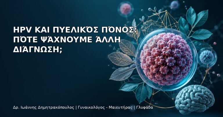 HPV και Πυελικός Πόνος: Πότε Ψάχνουμε Άλλη Διάγνωση; - Δρ. Ιωάννης Δημητρακόπουλος