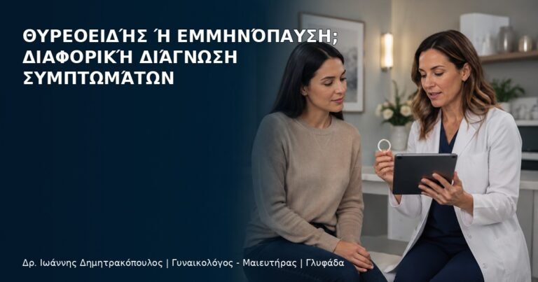 Θυρεοειδής ή Εμμηνόπαυση; Διαφορική Διάγνωση Συμπτωμάτων - Δρ. Ιωάννης Δημητρακόπουλος