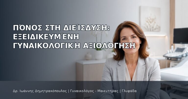 Πόνος στη Διείσδυση: Εξειδικευμένη Γυναικολογική Αξιολόγηση - Δρ. Ιωάννης Δημητρακόπουλος