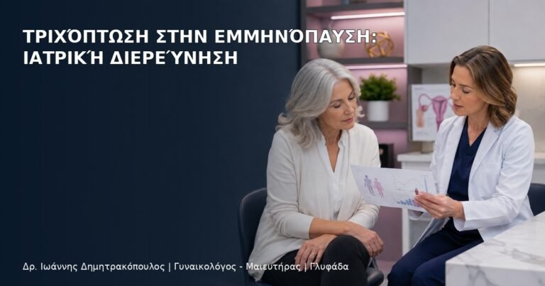 Τριχόπτωση στην Εμμηνόπαυση: Ιατρική Διερεύνηση - Δρ. Ιωάννης Δημητρακόπουλος