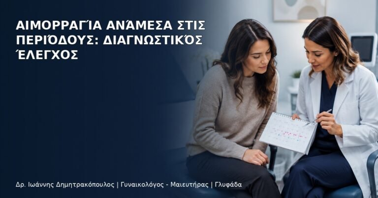 Αιμορραγία ανάμεσα στις Περιόδους: Διαγνωστικός Έλεγχος - Δρ. Ιωάννης Δημητρακόπουλος