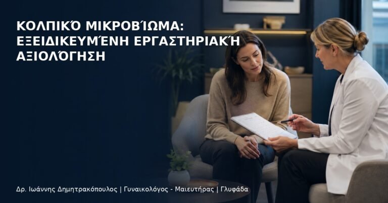 Κολπικό Μικροβίωμα: Εξειδικευμένη Εργαστηριακή Αξιολόγηση - Δρ. Ιωάννης Δημητρακόπουλος
