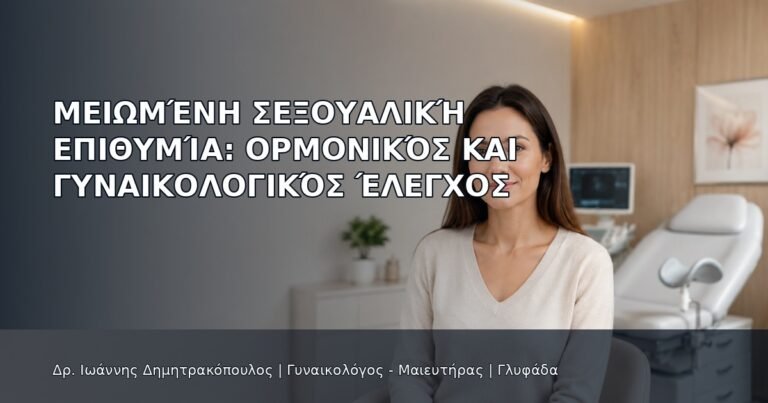 Μειωμένη Σεξουαλική Επιθυμία: Ορμονικός και Γυναικολογικός Έλεγχος - Δρ. Ιωάννης Δημητρακόπουλος
