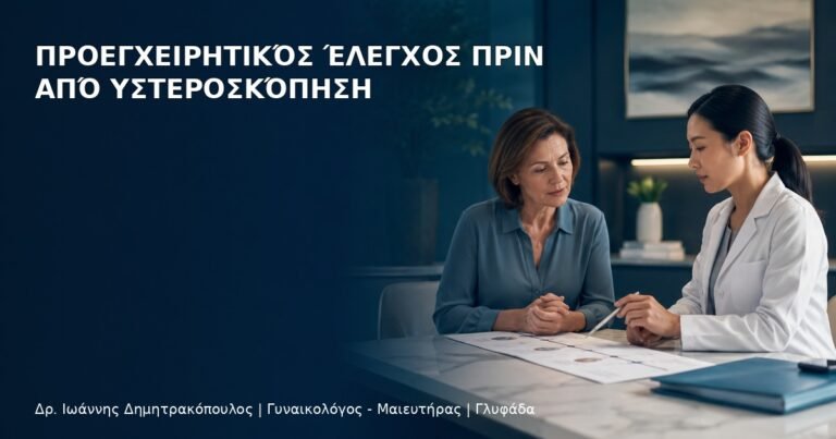 Προεγχειρητικός Έλεγχος πριν από Υστεροσκόπηση - Δρ. Ιωάννης Δημητρακόπουλος