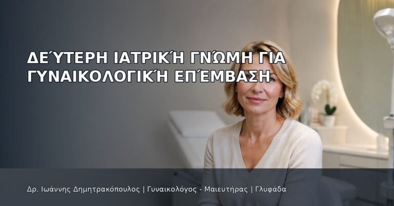 Δεύτερη Ιατρική Γνώμη για Γυναικολογική Επέμβαση - Δρ. Ιωάννης Δημητρακόπουλος