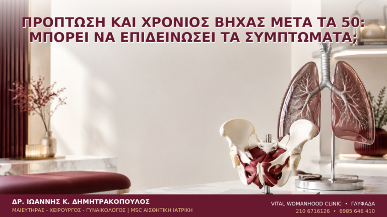 Πρόπτωση και Χρόνιος Βήχας μετά τα 50: Μπορεί να Επιδεινώσει τα Συμπτώματα; - Δρ. Ιωάννης Κ. Δημητρακόπουλος