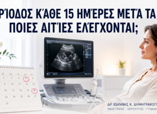 Περίοδος Κάθε 15 Ημέρες μετά τα 30: Ποιες Αιτίες Ελέγχονται; - Δρ. Ιωάννης Κ. Δημητρακόπουλος