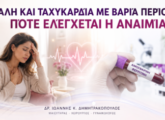 Ζάλη και Ταχυκαρδία με Βαριά Περίοδο: Πότε Ελέγχεται η Αναιμία; - Δρ. Ιωάννης Κ. Δημητρακόπουλος