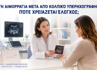 Μικρή Αιμορραγία μετά από Κολπικό Υπερηχογράφημα: Πότε Χρειάζεται Έλεγχος; Μικρή Αιμορραγία μετά από Κολπικό Υπερηχογράφημα: Πότε Χρειάζεται Έλεγχος; - Δρ. Ιωάννης Κ. Δημητρακόπουλος