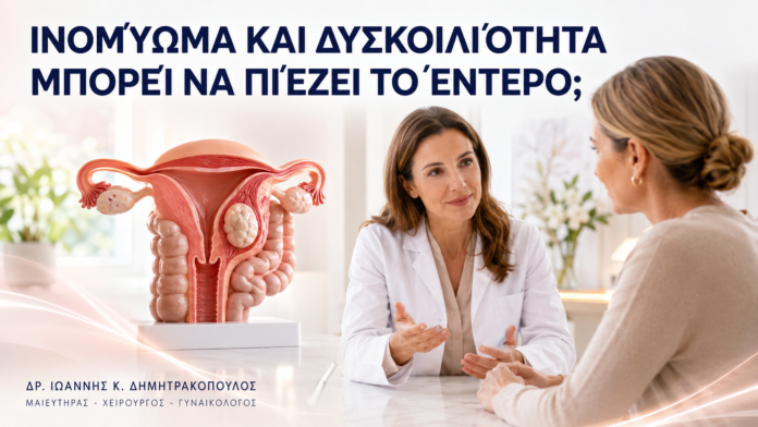 Ινομύωμα και Δυσκοιλιότητα: Μπορεί να Πιέζει το Έντερο; - Δρ. Ιωάννης Κ. Δημητρακόπουλος