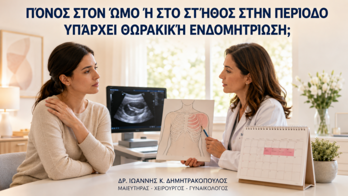 Πόνος στον Ώμο ή στο Στήθος στην Περίοδο: Υπάρχει Θωρακική Ενδομητρίωση; - Δρ. Ιωάννης Κ. Δημητρακόπουλος