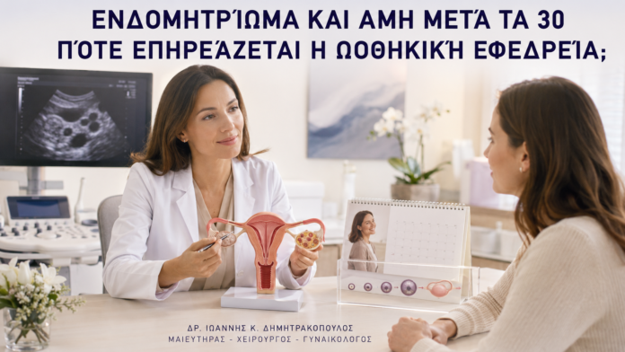 Ενδομητρίωμα και AMH μετά τα 30: Πότε Επηρεάζεται η Ωοθηκική Εφεδρεία; Ενδομητρίωμα και AMH μετά τα 30: Πότε Επηρεάζεται η Ωοθηκική Εφεδρεία; - Δρ. Ιωάννης Κ. Δημητρακόπουλος