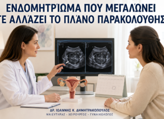 Ενδομητρίωμα που Μεγαλώνει: Πότε Αλλάζει το Πλάνο Παρακολούθησης; - Δρ. Ιωάννης Κ. Δημητρακόπουλος