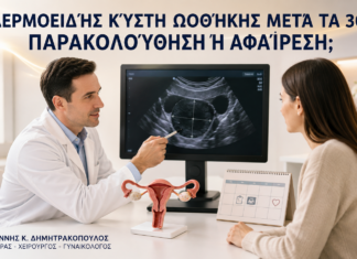 Δερμοειδής Κύστη Ωοθήκης μετά τα 30: Παρακολούθηση ή Αφαίρεση; Δερμοειδής Κύστη Ωοθήκης μετά τα 30: Παρακολούθηση ή Αφαίρεση; - Δρ. Ιωάννης Κ. Δημητρακόπουλος