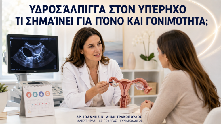Υδροσάλπιγγα στον Υπέρηχο: Τι Σημαίνει για Πόνο και Γονιμότητα; - Δρ. Ιωάννης Κ. Δημητρακόπουλος