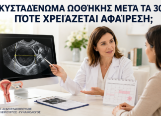 Κυσταδένωμα Ωοθήκης μετά τα 30: Πότε Χρειάζεται Αφαίρεση; - Δρ. Ιωάννης Κ. Δημητρακόπουλος