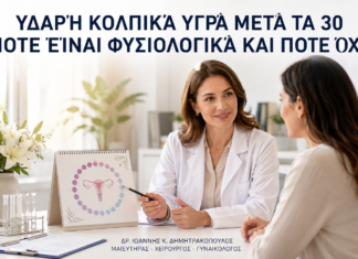 Υδαρή Κολπικά Υγρά μετά τα 30: Πότε Είναι Φυσιολογικά και Πότε Όχι; Υδαρή Κολπικά Υγρά μετά τα 30: Πότε Είναι Φυσιολογικά και Πότε Όχι; - Δρ. Ιωάννης Κ. Δημητρακόπουλος