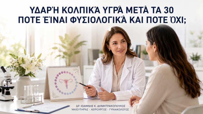 Υδαρή Κολπικά Υγρά μετά τα 30: Πότε Είναι Φυσιολογικά και Πότε Όχι; Υδαρή Κολπικά Υγρά μετά τα 30: Πότε Είναι Φυσιολογικά και Πότε Όχι; - Δρ. Ιωάννης Κ. Δημητρακόπουλος