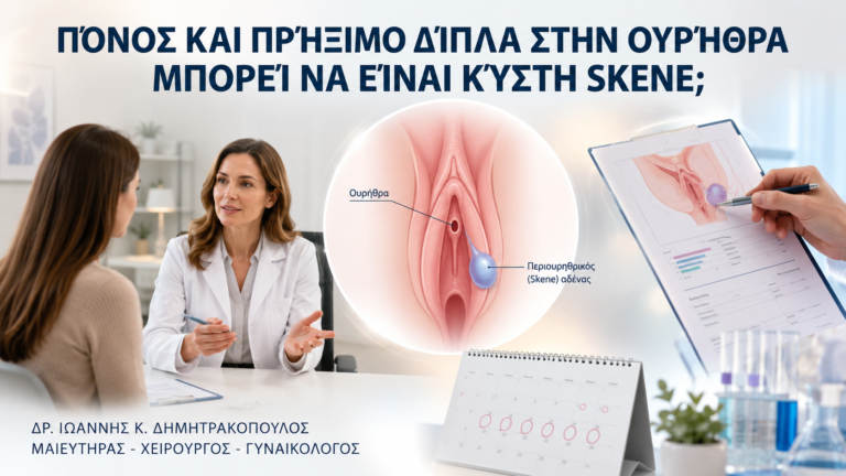 Πόνος και Πρήξιμο δίπλα στην Ουρήθρα: Μπορεί να Είναι Κύστη Skene; - Δρ. Ιωάννης Κ. Δημητρακόπουλος
