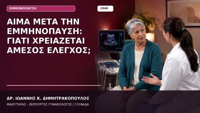 Αίμα μετά την Εμμηνόπαυση: Γιατί Χρειάζεται Άμεσος Έλεγχος; Αίμα μετά την Εμμηνόπαυση: Γιατί Χρειάζεται Άμεσος Έλεγχος;