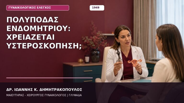 Πολύποδας Ενδομητρίου: Χρειάζεται Υστεροσκόπηση;