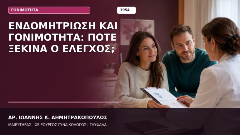 Ενδομητρίωση και Γονιμότητα: Πότε Ξεκινά ο Έλεγχος;