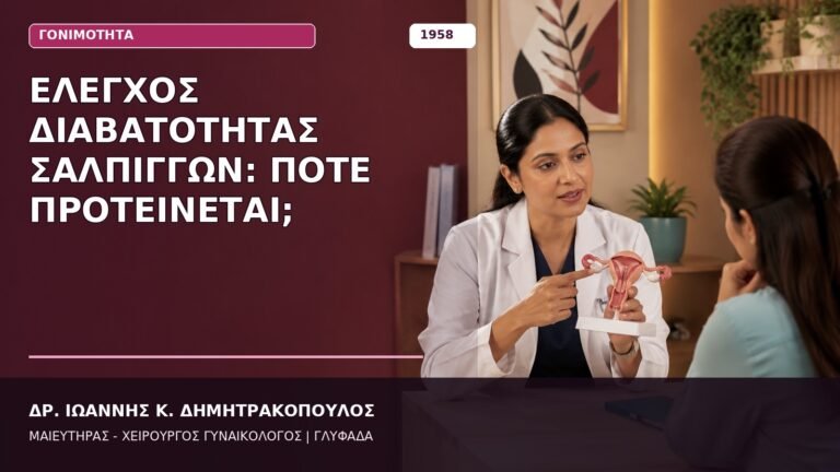 Έλεγχος Διαβατότητας Σαλπίγγων: Πότε Προτείνεται;