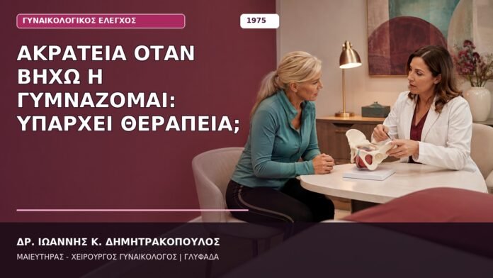 Ακράτεια όταν Βήχω ή Γυμνάζομαι: Υπάρχει Θεραπεία; Ακράτεια όταν Βήχω ή Γυμνάζομαι: Υπάρχει Θεραπεία;