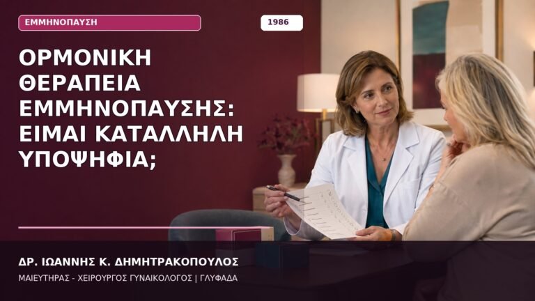 Ορμονική Θεραπεία Εμμηνόπαυσης: Είμαι Κατάλληλη Υποψήφια;