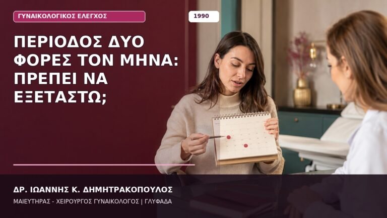 Περίοδος Δύο Φορές τον Μήνα: Πρέπει να Εξεταστώ;