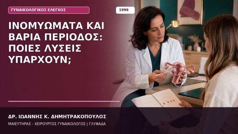 Ινομυώματα και Βαριά Περίοδος: Ποιες Λύσεις Υπάρχουν;