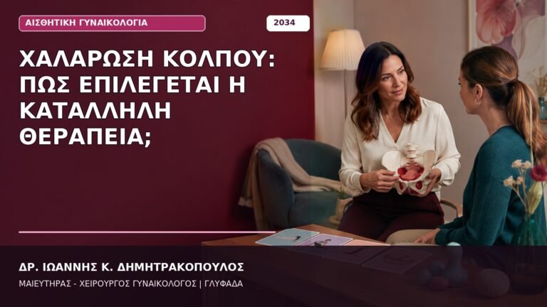 Χαλάρωση Κόλπου: Πώς Επιλέγεται η Κατάλληλη Θεραπεία;
