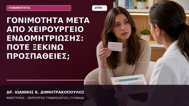 Γονιμότητα μετά από Χειρουργείο Ενδομητρίωσης: Πότε Ξεκινώ Προσπάθειες;