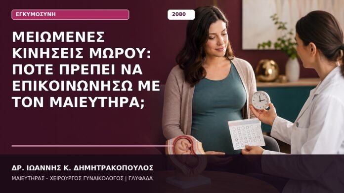 Μειωμένες Κινήσεις Μωρού: Πότε Πρέπει να Επικοινωνήσω με τον Μαιευτήρα; Μειωμένες Κινήσεις Μωρού: Πότε Πρέπει να Επικοινωνήσω με τον Μαιευτήρα;