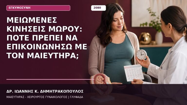 Μειωμένες Κινήσεις Μωρού: Πότε Πρέπει να Επικοινωνήσω με τον Μαιευτήρα;