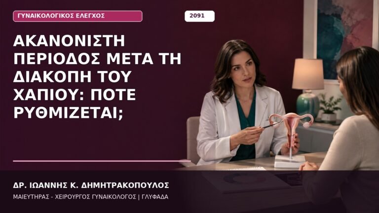 Ακανόνιστη Περίοδος μετά τη Διακοπή του Χαπιού: Πότε Ρυθμίζεται;