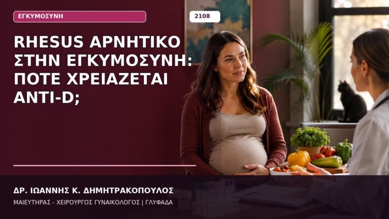 Rhesus Αρνητικό στην Εγκυμοσύνη: Πότε Χρειάζεται Anti-D;