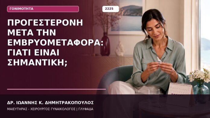 Προγεστερόνη μετά την Εμβρυομεταφορά: Γιατί Είναι Σημαντική; Προγεστερόνη μετά την Εμβρυομεταφορά: Γιατί Είναι Σημαντική;