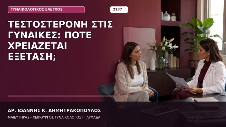 τεστοστερόνη στις γυναίκες