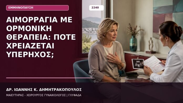 Αιμορραγία με Ορμονική Θεραπεία: Πότε Χρειάζεται Υπέρηχος; αιμορραγία με ορμονική θεραπεία