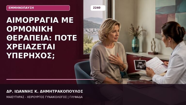 αιμορραγία με ορμονική θεραπεία