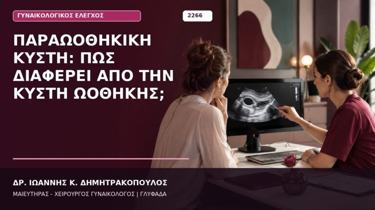 παραωοθηκική κύστη