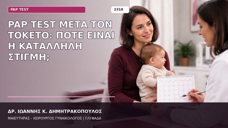 Pap test μετά τον τοκετό